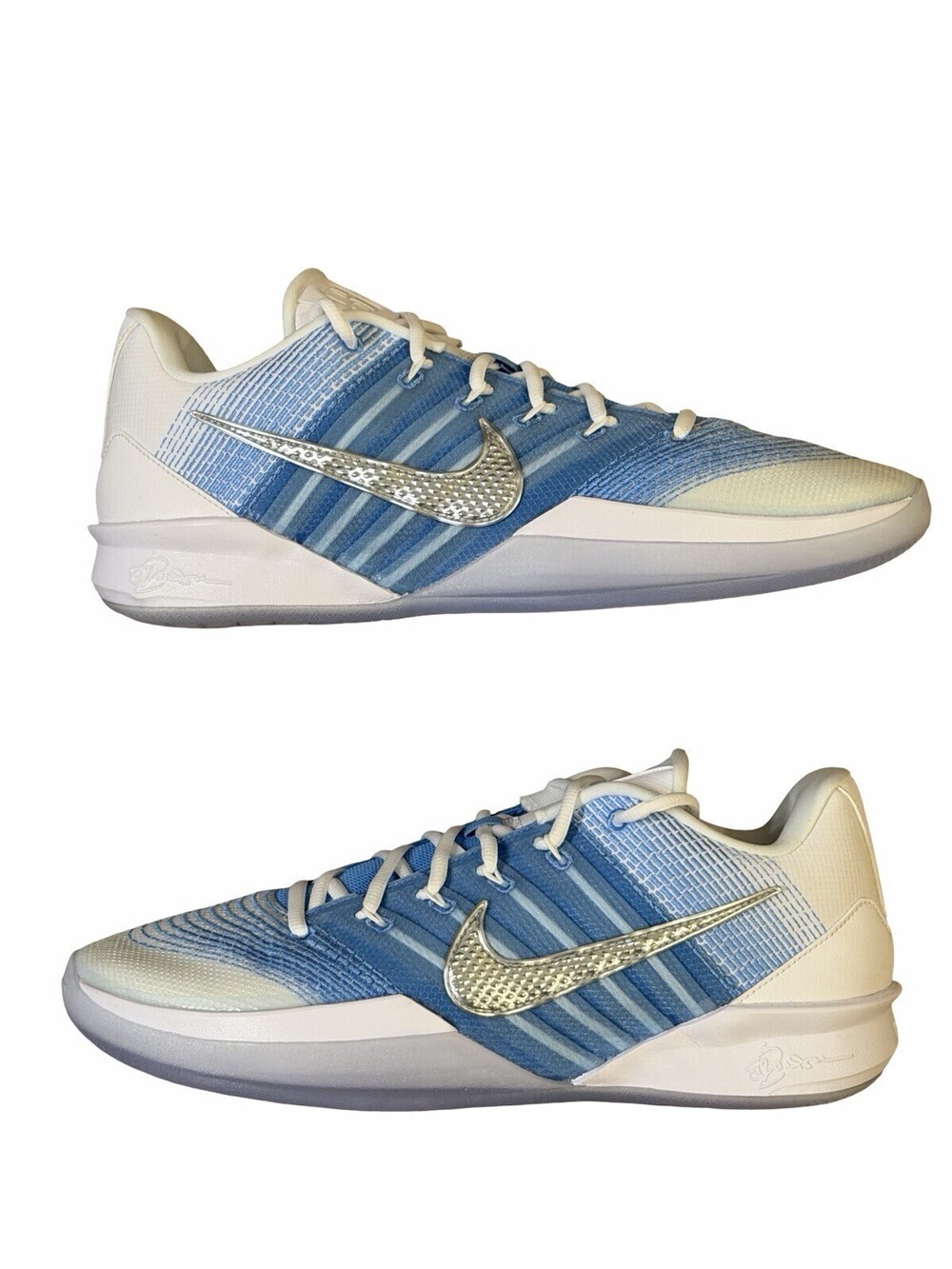 Size 10.5 Men's Nike Sabrina 3 By You White UNC Blue Women's 12